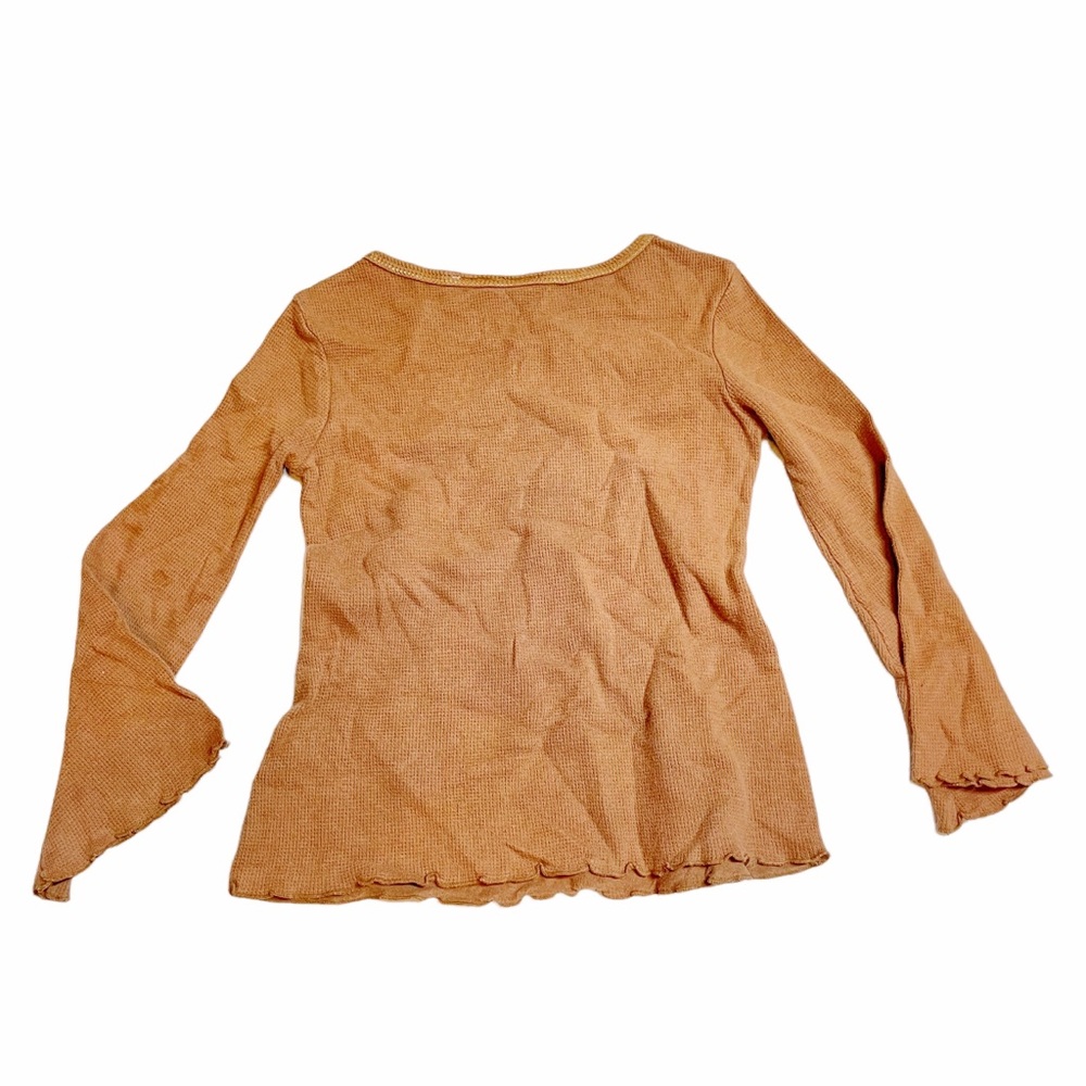 Mary Kate and Ashley Girls Vintage Y2K Embellished Flare Sleeve Top - Picture 2 of 5
